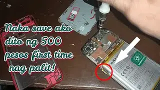 Replacing the power switch and side button on the Oppo A5s Android phone