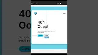 Daily UI Challenge day 08 | 404 Page design