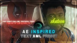 Ae Like Text In Alight Motion | XML + Preset | Inspired From @juraijeditzz
