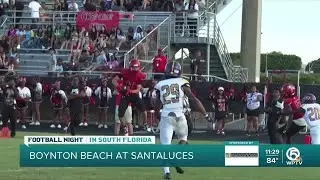 FNISF: Boynton Beach Tigers at Santaluces Chiefsj, Sept. 6 2024