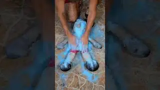 This doll took me 3 hours to clean! 😳🧼