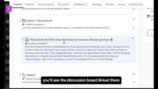 Using Blackboard Learn Ultra's discussion activity in your studies