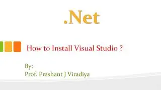 How to install Visual Studio ? | VB.NET | ASP.NET