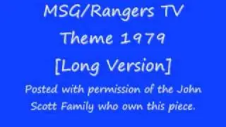 MSG-Rangers TV Theme 1979 [Long Version]