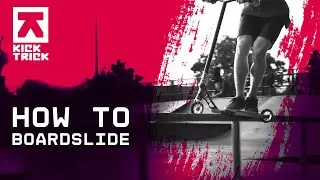 Как сделать бордслайд на самокате | How to boardslide on a scooter 12+