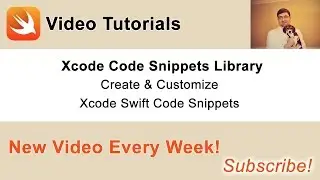 Xcode Code Snippets Library. Creating and Customizing Xcode Snippets.