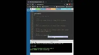 C Condition Operator Review