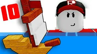 Buildings from 10 100 1000 Blocks in Build a Boat Roblox