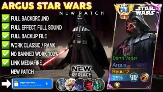 Script Skin Argus Star Wars - Darth Vader No Password | Full Effect Voice | Patch Terbaru
