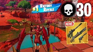 30 Elimination Solo vs Squads Win (NEW Fortnite Season 4 Gameplay)