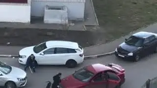 Собака напала на людей в Тамбове