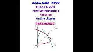 IGCSE AS and A level Math 9709- Functions 