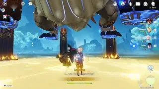 ever seen a floating azdaha? | genshin impact
