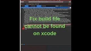 Build file cannot be found Swift 4.2, Xcode 10.1