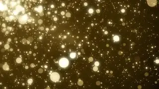 Particles Gold Background Motion Graphics