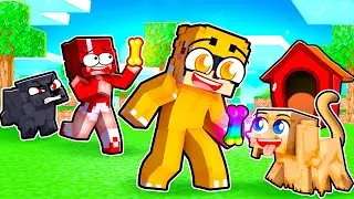 Having a DOG TRAINER LIFE in Minecraft!