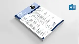 How to make a professional CV in MS Word || Best CV Format 2023 ⬇ FREE  TEMPLATE