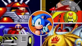 Sonic 1, 2, CD, 3&K & Mania: All Bosses as Sonic (No Damage)