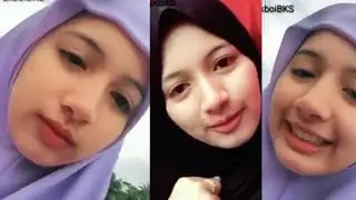SANWANEE ESOR . GADIS CANTIK JILBAB UNGU . VIRAL TERBARU.