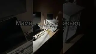 Мама забрала провод DisplayPort: 