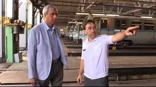Вячеслав Лысаков посетил электродепо 