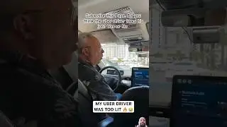 When an elderly Uber driver plays music and drives passengers around, it's really entertaining #rap