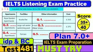 IELTS Listening Practice Test 2024 with Answers [Real Exam - 481 ]