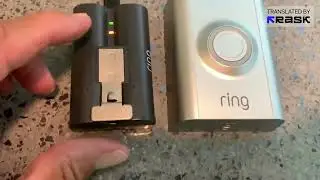 Cómo quitar, cargar e insertar la batería de tu timbre Ring