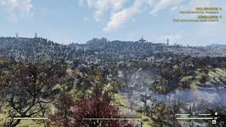 Cool camp location with flat ground, a nice view and 2 resources (not a build video) 