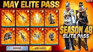 May Elite Pass Free Fire 2022 || Season 48 ELITE PASS Full Video | May Elite pass Free fire