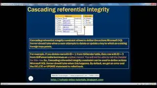 5  Cascading referential integrity constraint