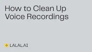 How to Clean Up Voice Recordings