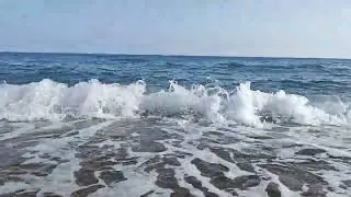 БЕЗ КОММЕНТАРИЕВ от меня. Звуки Средиземного моря. Шум волн. Релакс