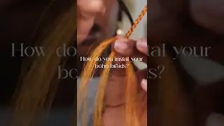 If you’re experiencing excessive shedding with your boho braids check out my latest video! #braids
