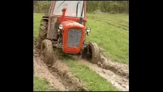 Traktor zaglavio  , traktor u blatu , izvlacenje vitlom IMT 539 5 video