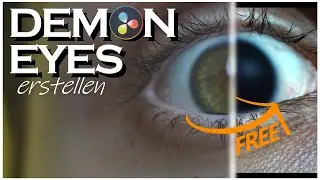 DEMON EYES erstellen FREE | Davinci Resolve 17 Tutorial