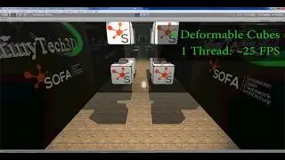 SOFA-Unity - Multithreaded Simulation