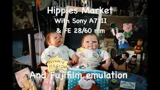 Testing Sony FE 28/60mm f4-5.6 lens at Hippies Market in Rome - With fujifilm simulation