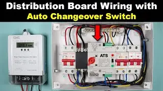 Auto Changeover Switch (ATS) Connection in Distribution Board @ElectricalTechnician