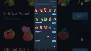 Add Stickers in Telegram 