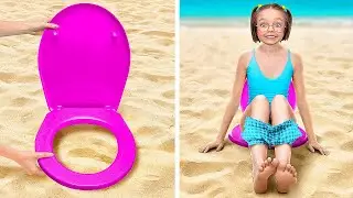 ЛУЧШИЕ ЛЕТНИЕ ГАДЖЕТЫ ДЛЯ РОДИТЕЛЕЙ🏖 Что Спрятано в Песке? Крутые Хаки для Пляжа☀️ от 123 GO!