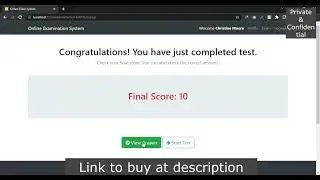 Online Examination System Full PHP Project with Source Code