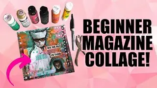 Magazine Collage Process Walkthrough - Simple Art Supplies