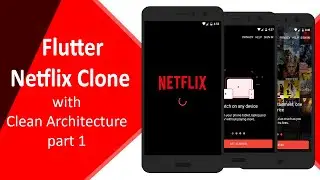 Flutter Tutorial | Netflix Clone (with Clean Architecture) from scratch Part 1 - speed code