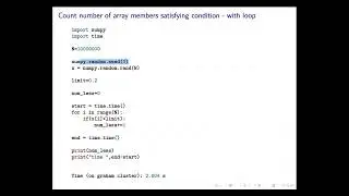 Improving your Python programs with NumPy and SciPy