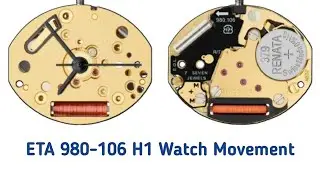 ETA 980.106 H1 Watch Movement - Review | TrendWatchLab | Swiss Movement