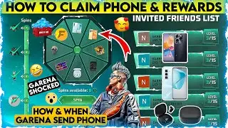 FREE FIRE REFER FRIENDS & WIN | HOW TO GET GET FREE MOBILE IN REFER FRIENDS AND WIN EVENT