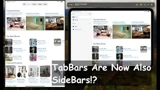 Making TabBar adapt to Sidebar  - Furniture App Part 8