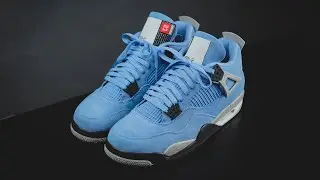 Análisis en detalle a las Air Jordan IV University Blue (UNC) | Crawlers Kicks