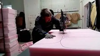 Ручная резка поролона